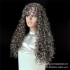 Sweet potato Internet celebrity Latin American Roll full wig, 30-inch to waist-length long curly hair, African fluffy wig Wigs Item Picture